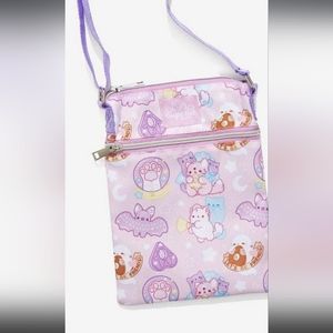 BrightBat Lavender Pink Pastel kawaii Bat Cat Ghost Donut Bag